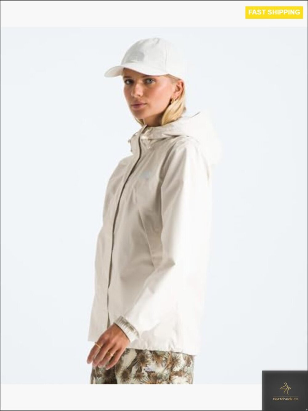 Waterproof Breathable Rain Coat Hooded Zip Pockets Lightweight Packable - Picture 2 of 6